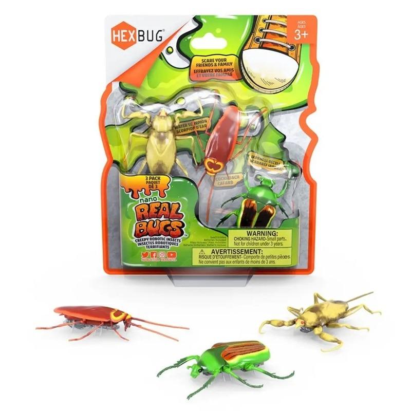 Hexbug Nano Real Bugs 3 Pcs - Assorted