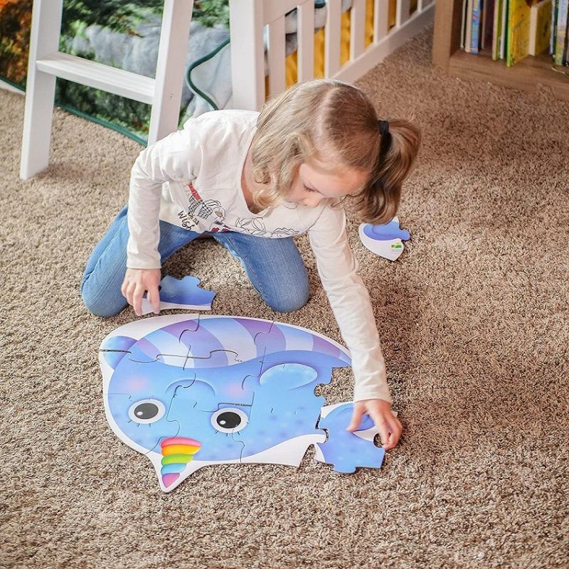 The Learning Journey My Big First Puzzle Nosy Narwhal - 12 Pcs