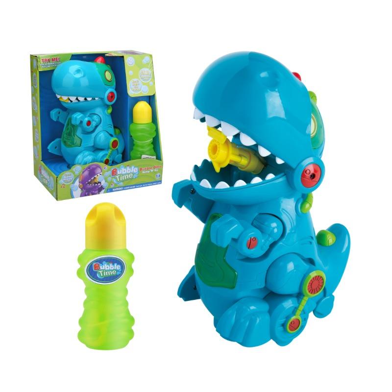Bubble Time - Light & Sound Bubble Dinosaur (4OZ)