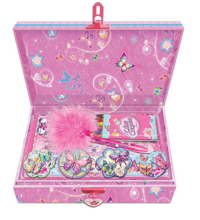 Butterfly Trinket Box With Lock