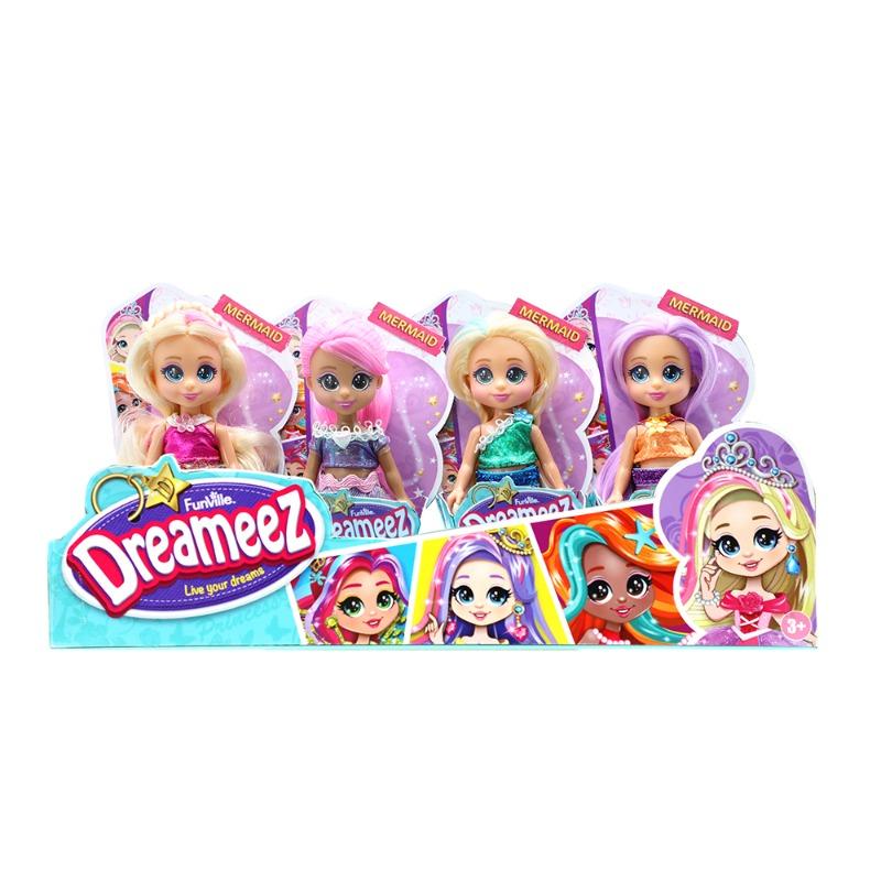 فانفيل - مجموعة دمى ميني ميرميد دريميز اشكال متعددة