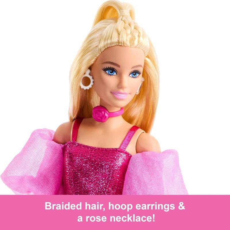 Barbie Deluxe Style Fashion Doll 5 Metallic Pink Outfit Mattel 2025