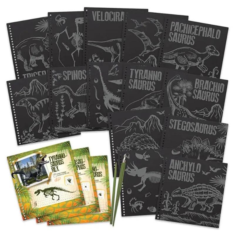 Dinos Art Creative Book - Scratch And Sketch