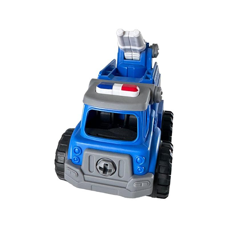 Mini Car DIY Toy Bricks - Police Rescue Truck