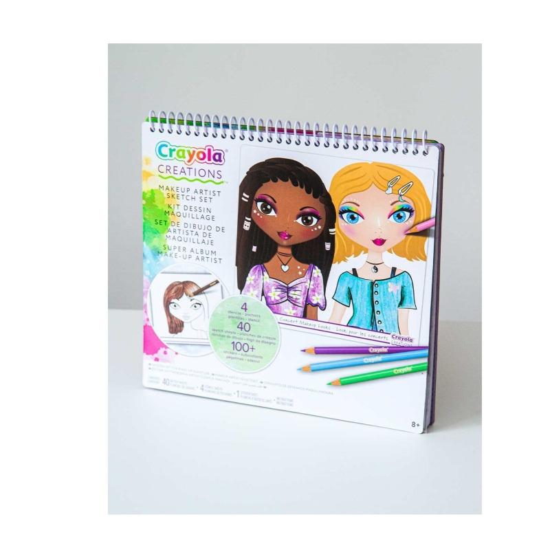 Crayola Creations Make Up Sketch Portfolio