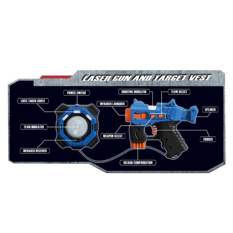 Vests And Laser Guns - Blue