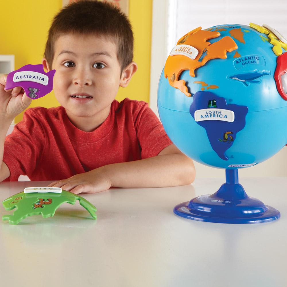 Learning Resources Puzzle Globe 3-D Geography Puzzle