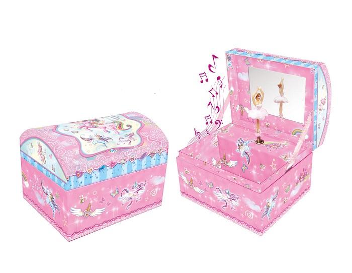 Unicorn Printed Musical Jewelry Box