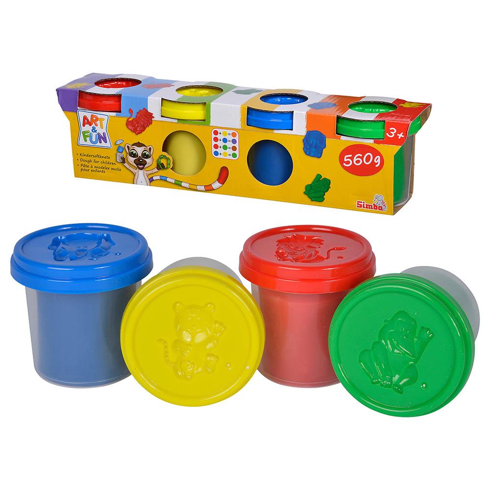 Simba Art and Fun Soft Dough 4 colors