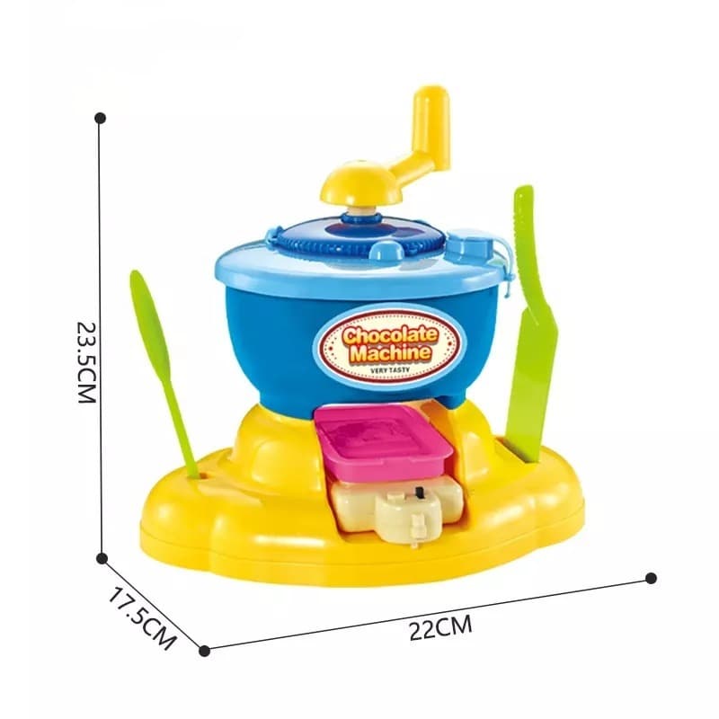 Buy 1 Get 1 Free Diy Chocolate Machine - Blue + Diy Ice Cream Machine - Pink