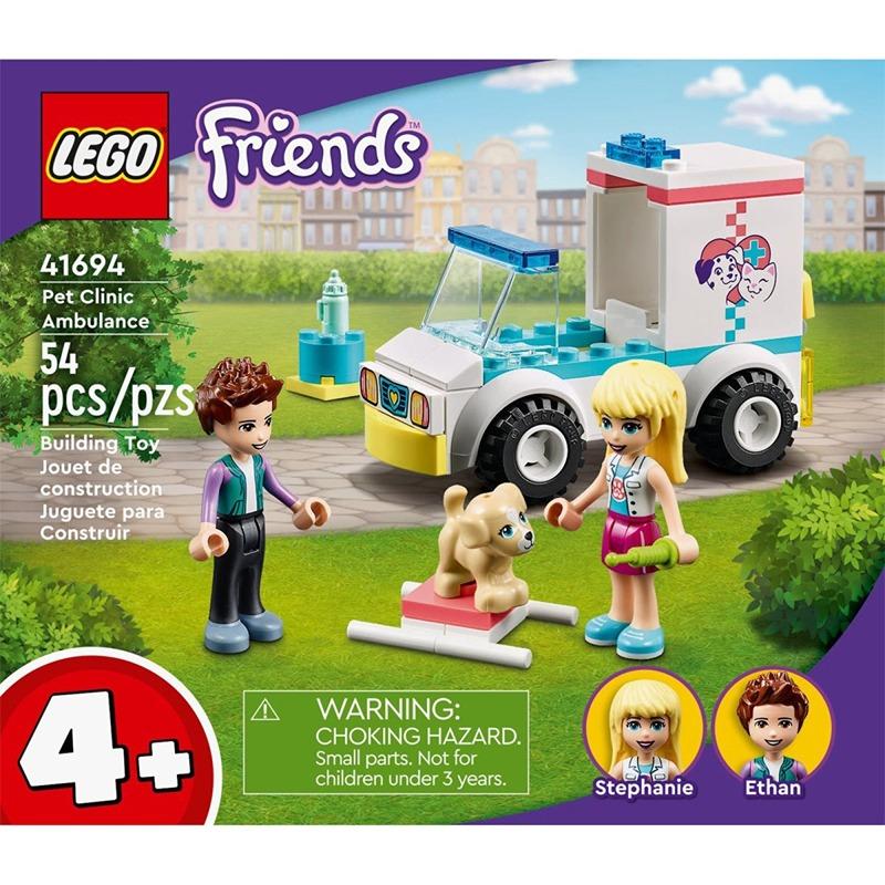 LEGO Friends Pet Clinic Ambulance Building Set