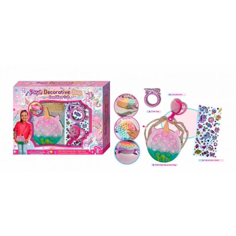 Pecoware Popit Decorative Bag And Headwear Suit