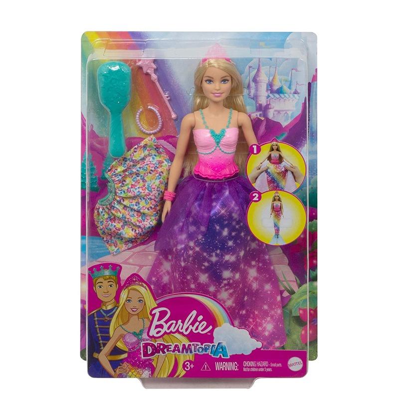 Barbie Dreamtopia Princess to Mermaid Fashion Transformation Doll