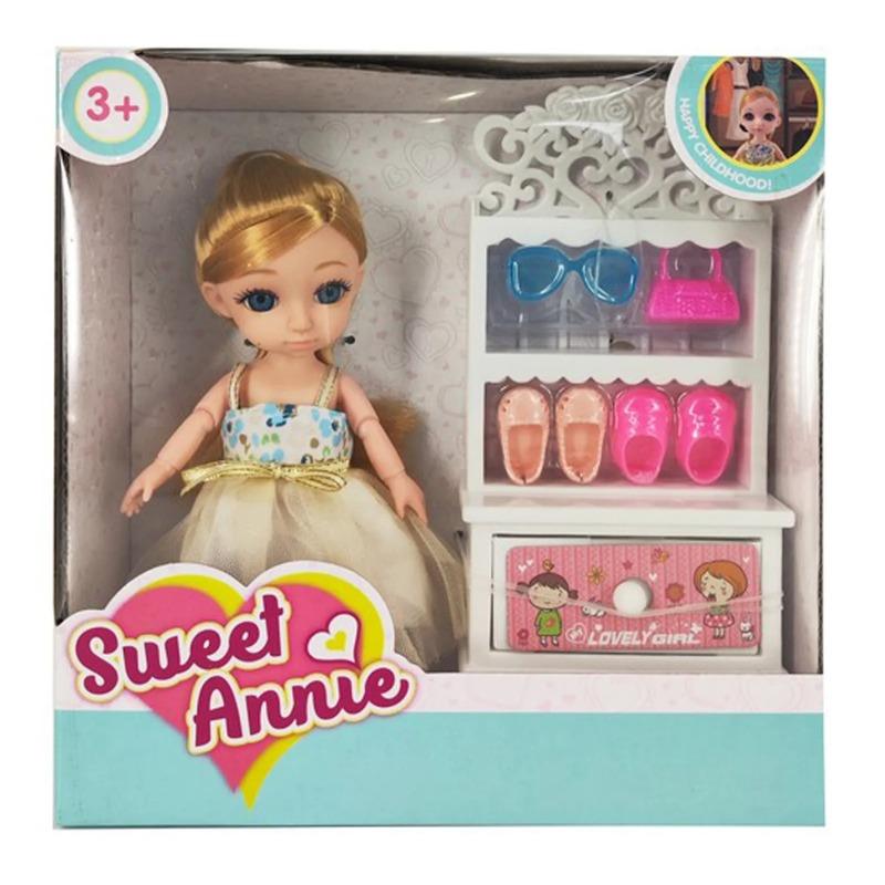 Sweet Annie Doll Shoe And Fashion Cabinet