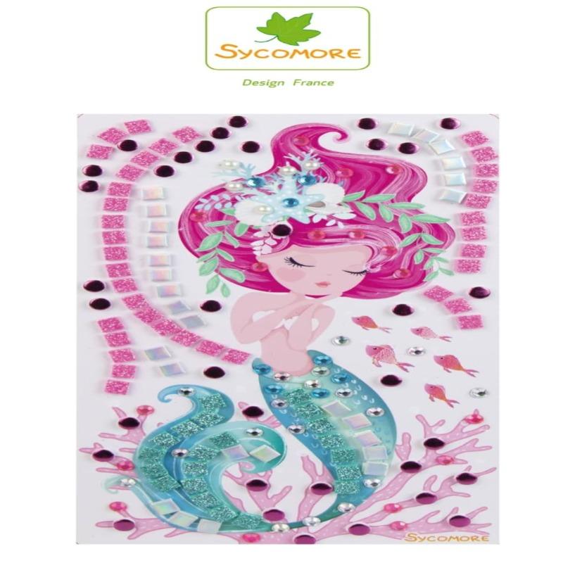 Sycomore Stick & Fun Children's Mosaics Mermaids