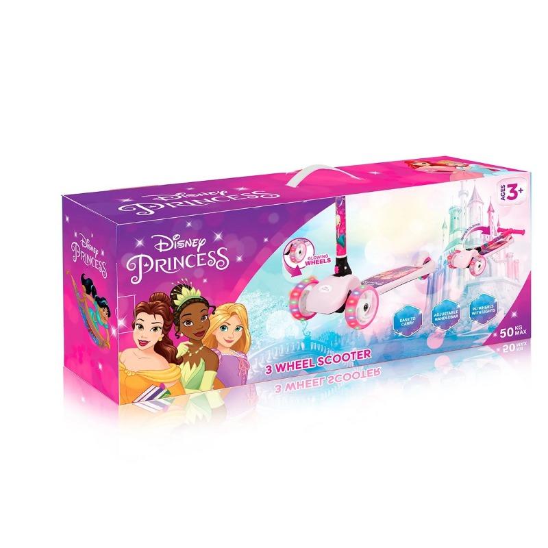 سبارتان - سكوتر ديزني الأميرات 3 عجلات تضيء