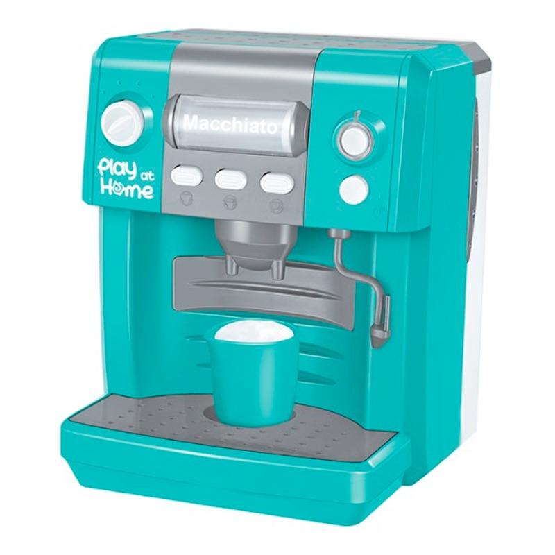 مجموعة لعب ماكينة صنع القهوة كبيرة الحجم لون أخضر