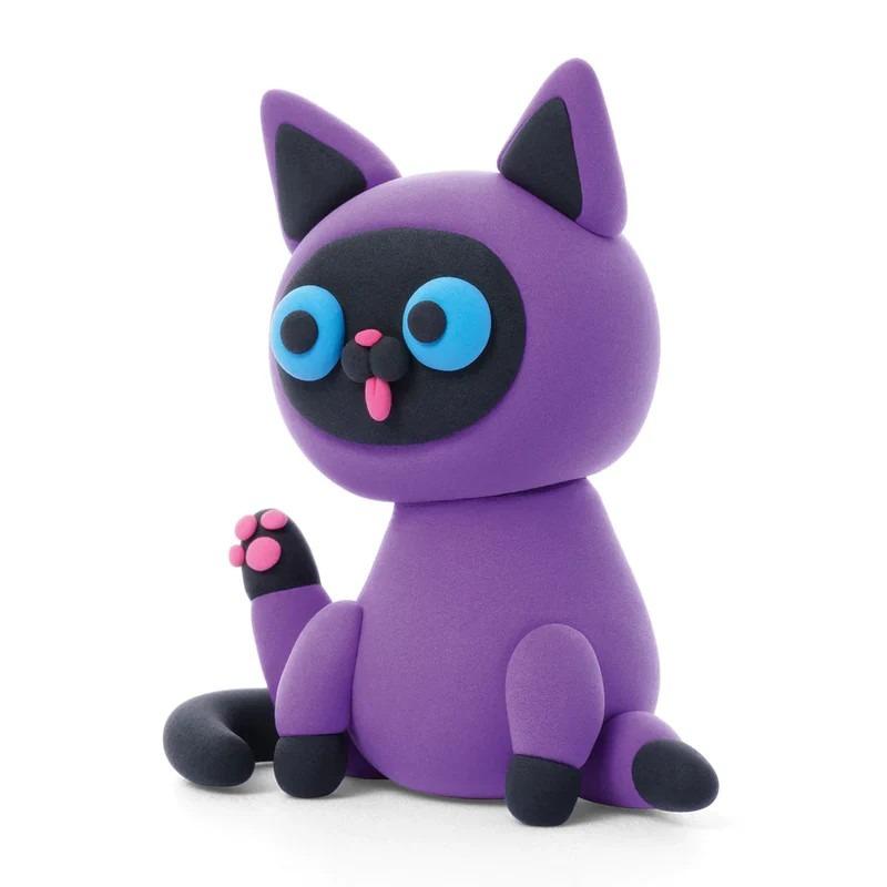 Hey Clay - Siamese cat series Fluffy Pets 3 cans
