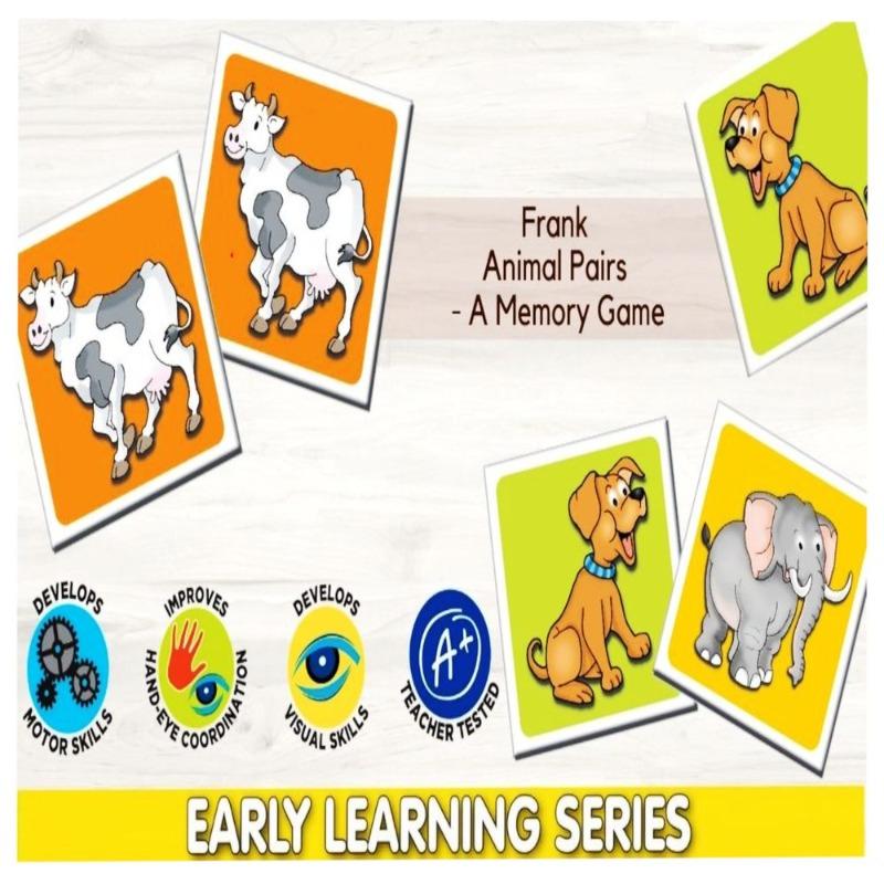 Frank Animal Pairs Memory Game - 48 Cards