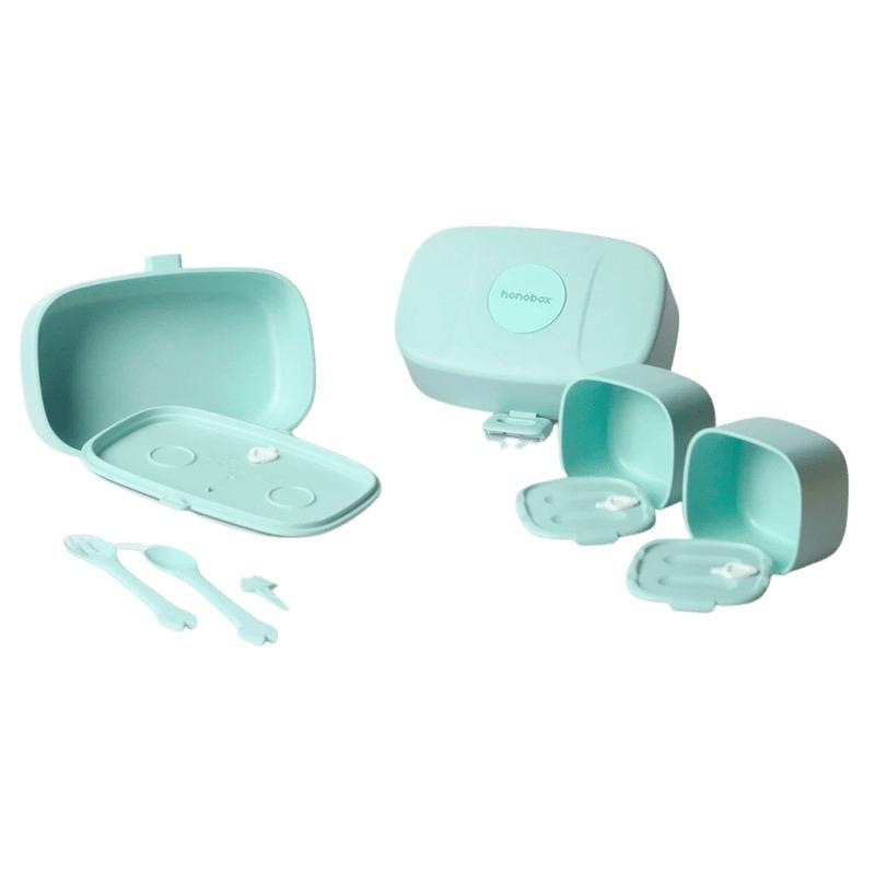 هونوبوكس - لانش بوكس لون أزرق فاتح صغير