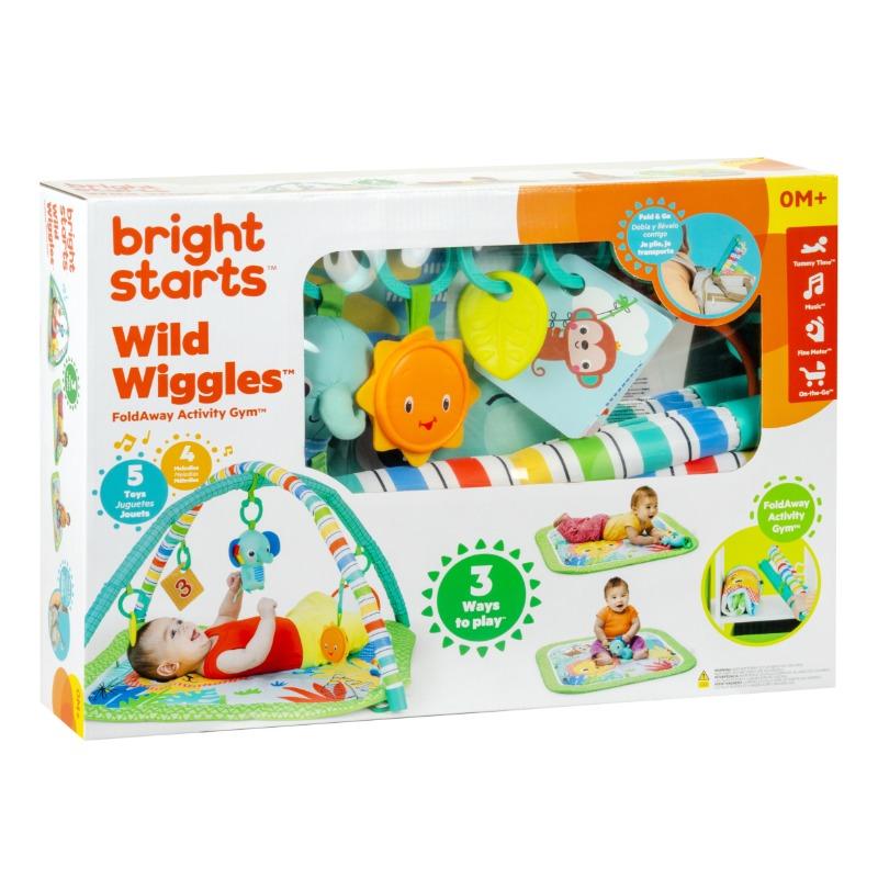 Bright Starts Wild Wiggles FoldAway Activity Gym