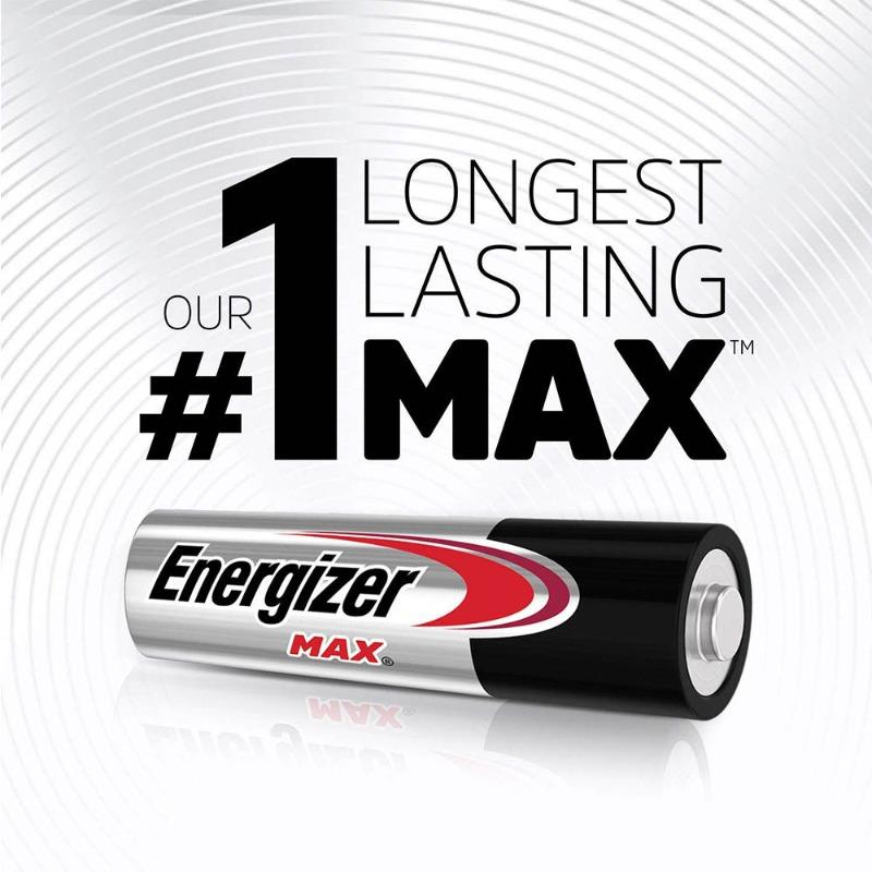 Energizer Max AAA Alkaline Batteries - 12pcs