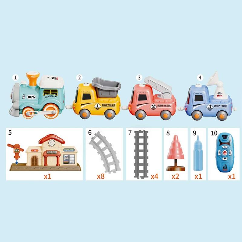 RC Steam Train Toy for Kids