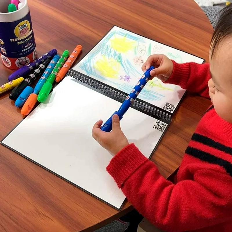 ليبزي - أقلام تلوين شمعية فلاور موناكو 24 لون سحب