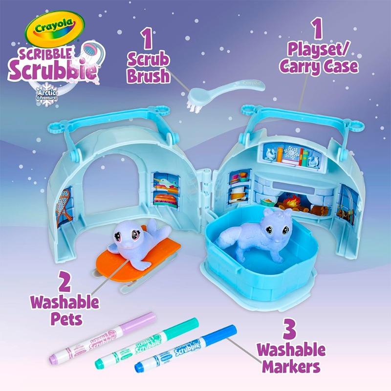 Scribble Scrubbie Pets Arctic Igloo Playset