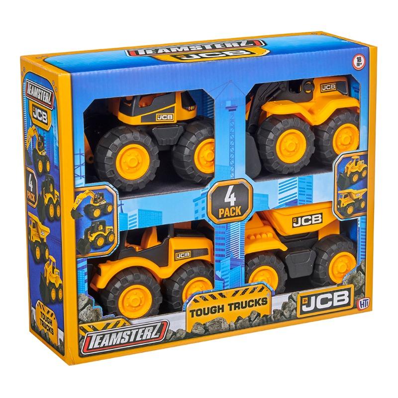 تيمسترز - شاحنات جي سي بي القوية 4 قطع