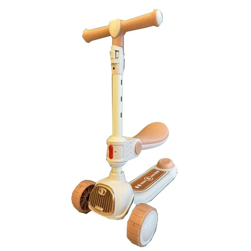 NEKTO LED Flashing Wheel Scooter with Seat