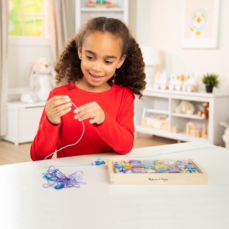 Melissa and Doug Created by Me! Butterfly Beads Wooden Bead Kit