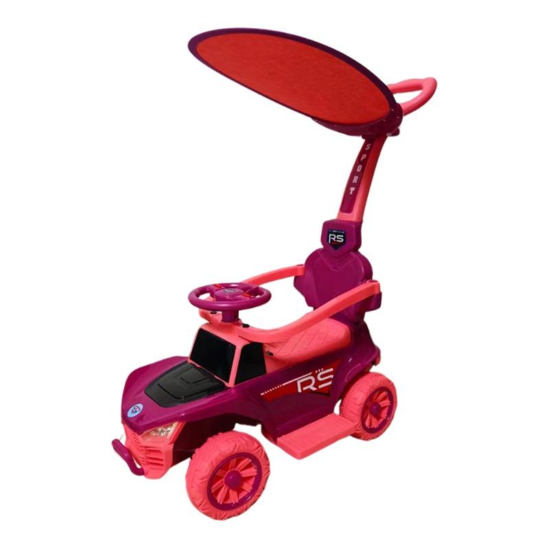 سيارة ركوب للأطفال مع مقبض دفع