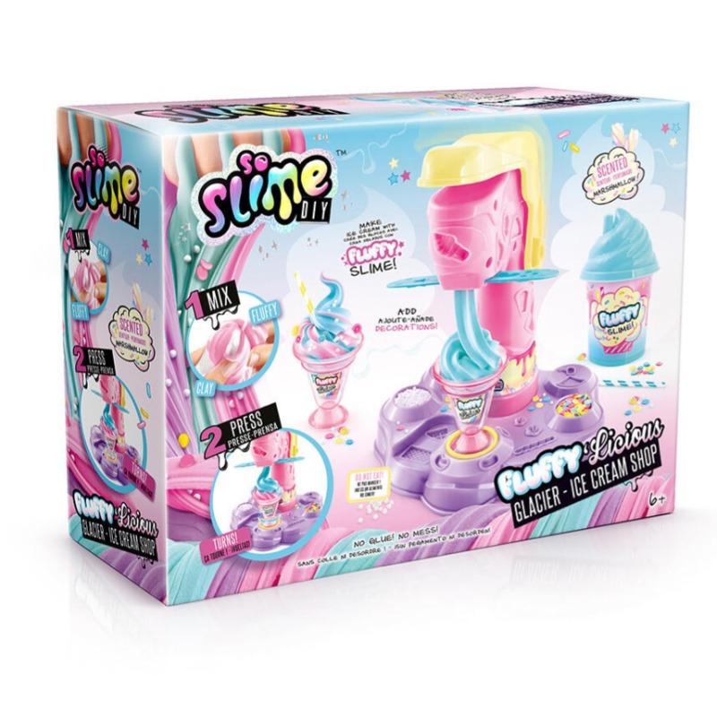 So Slime DIY Fluffy Licious Glacier Ice Cream Shop