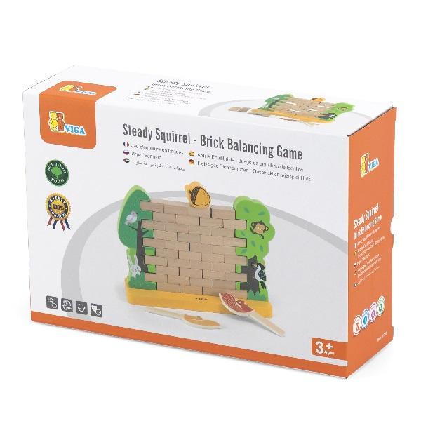 Viga Steady Squirrel Brick Balancing Game