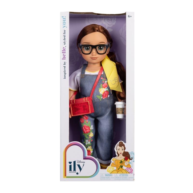 Disney ILY Doll Belle Caucasian Dark Red Inspired 18 inch