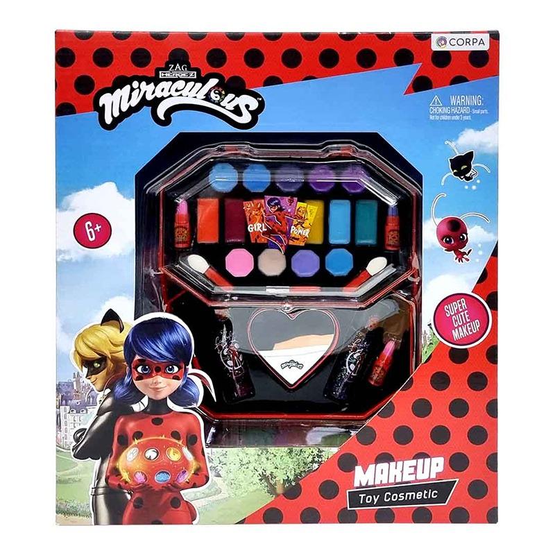 ميراكيولوس - حافظة مستحضرات تجميل كبيرة مثمنة من طبقتين