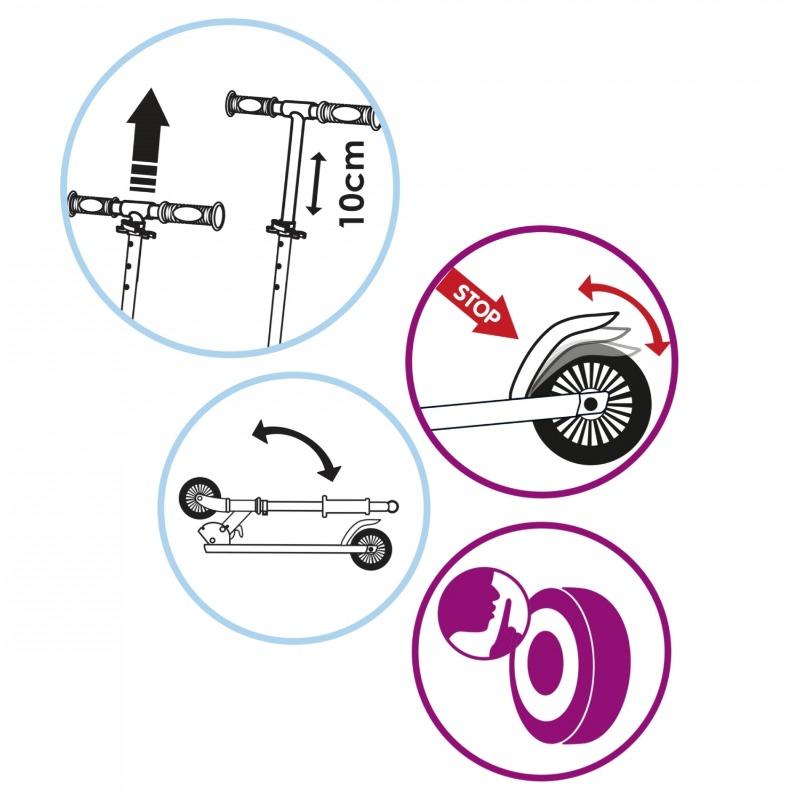 سموبي - سكوتر ديزني برينسيس قابل للطي