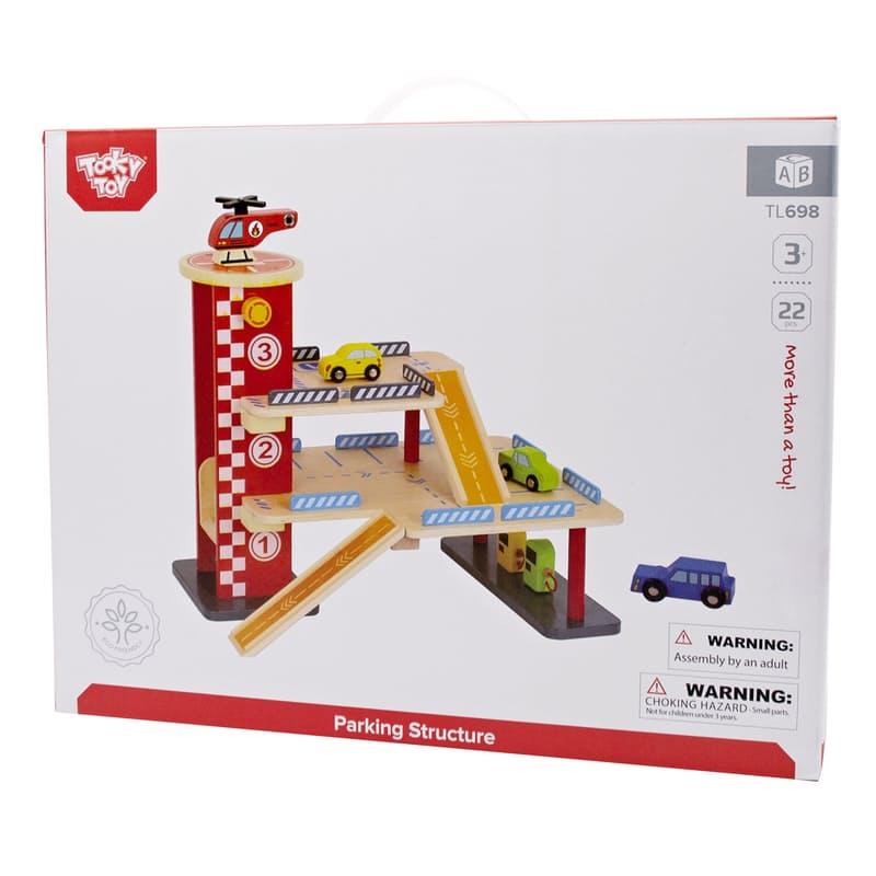 توكي توي - مجموعة كتل مواقف السيارات - 22 قطعة