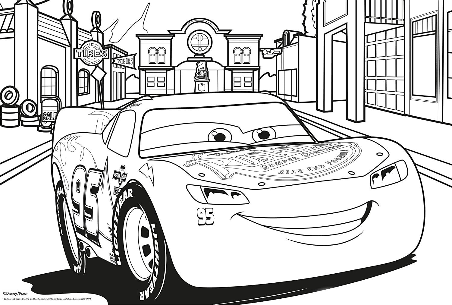 ليسياني ديزني - لعبة بازل كارز مزدوجة الوجه 2 في 1