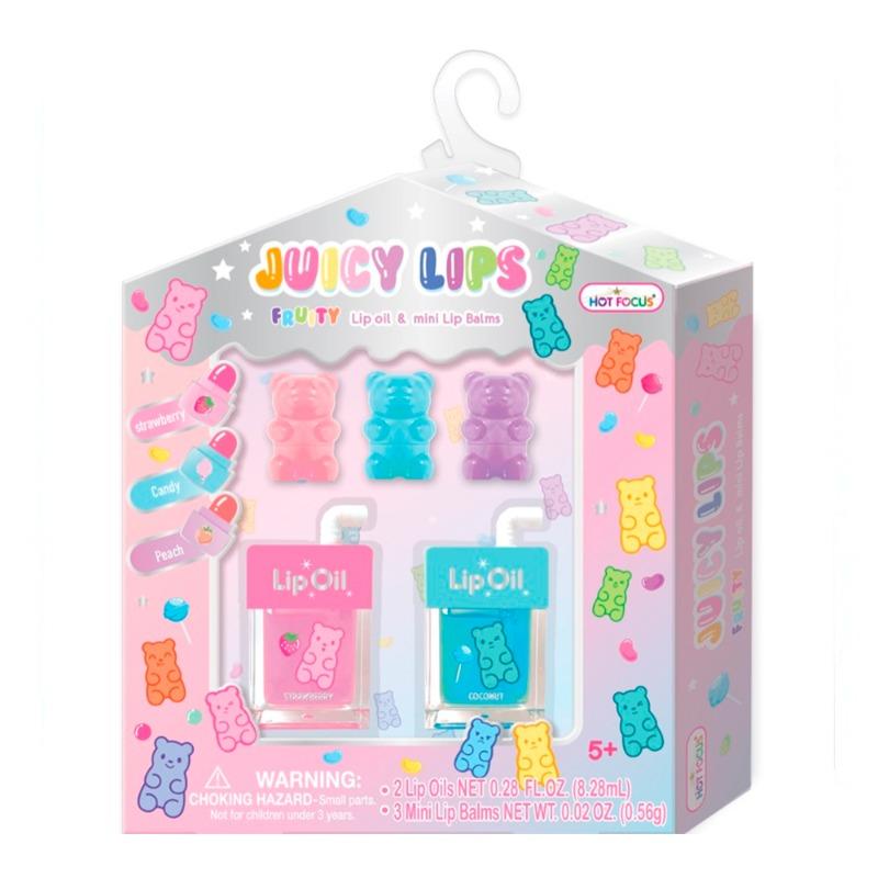 Hot Focus Fruit Flavored Lip Balm Set