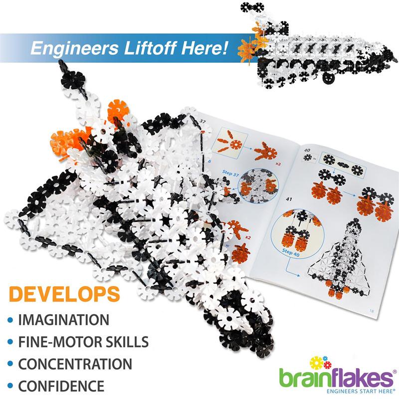 HilalFul Brain Flakes Space Shuttle Building Set