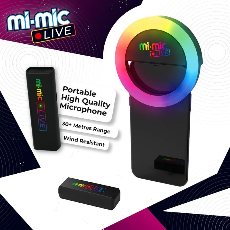 Mi-Mic Live Microphone Hub & LED Ring Light Vlogging Kit