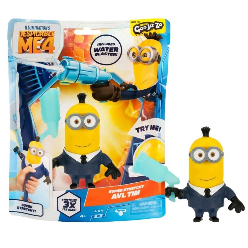 Despicable Me 4 Heroes Goo Jit Zu Minion AVL Tim Figure