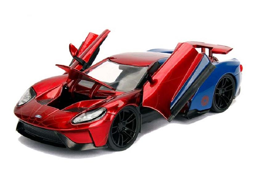 Marvel Avengers Ford GT 2017 With Spiderman Figure