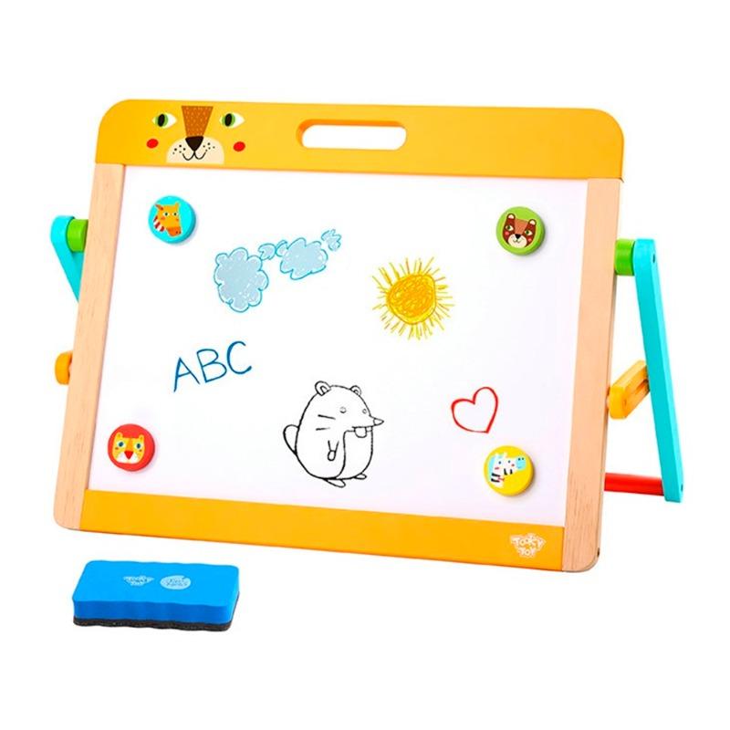 توكي توي - لوح الرسم والكتابة المغناطيسي مزدوج الجانبين