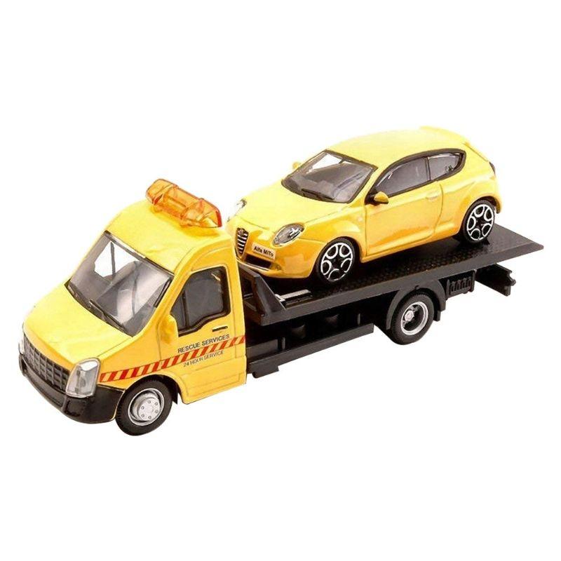 Bburago Street Fire Flatbed Transport