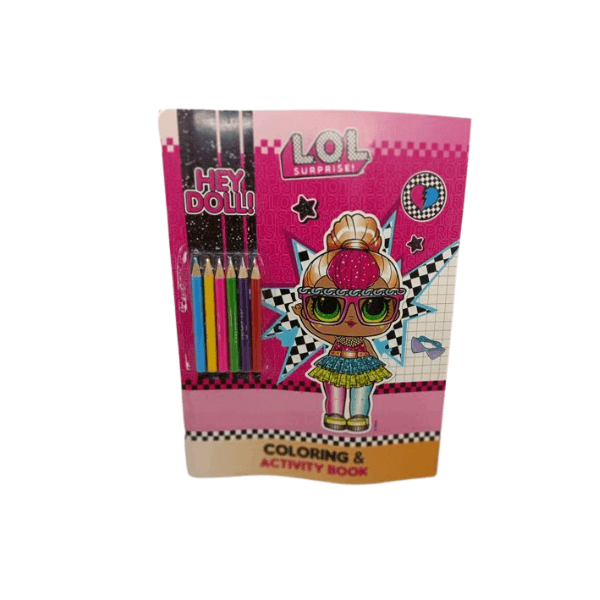 لول سبرايز - كتاب تلوين وأنشطة مع أقلام ملونة