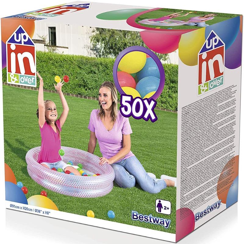 Bestway Inflatable 2-Ring Ball Pit Play Pool