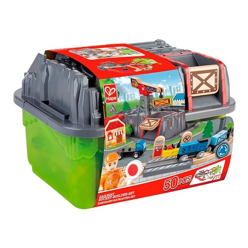 Hape - Railway Bucket-Builder-Set